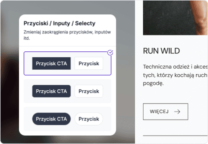Wybierz kształt elementów