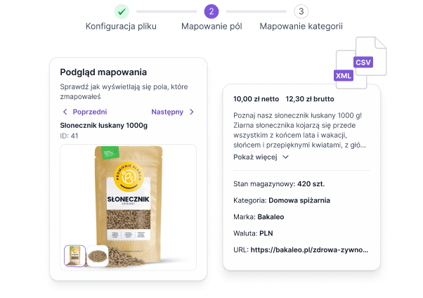 Masowy import i eksport produktów
