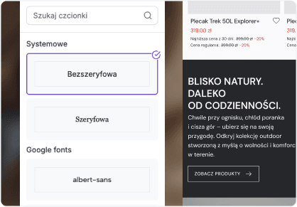Wybierz krój pisma