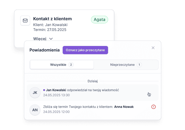 Automatyczne zadania i powiadomienia