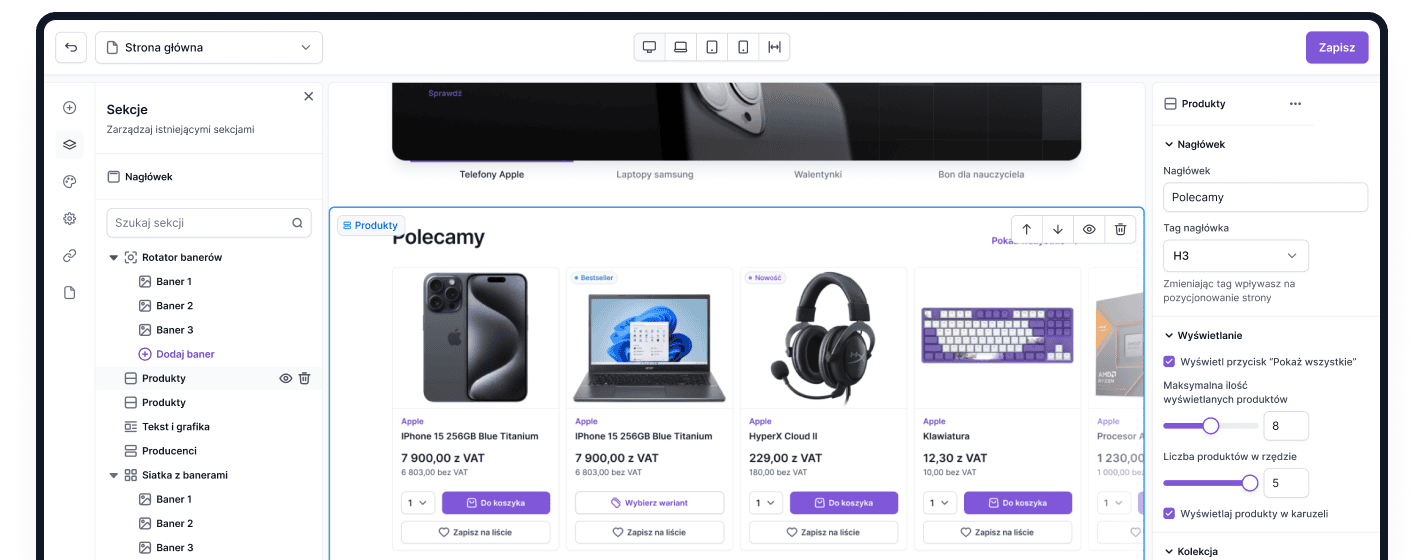 Stwórz sklep internetowy bez kodowania