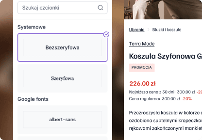 Wybierz krój pisma