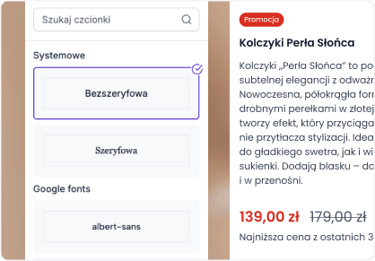 Wybierz krój pisma