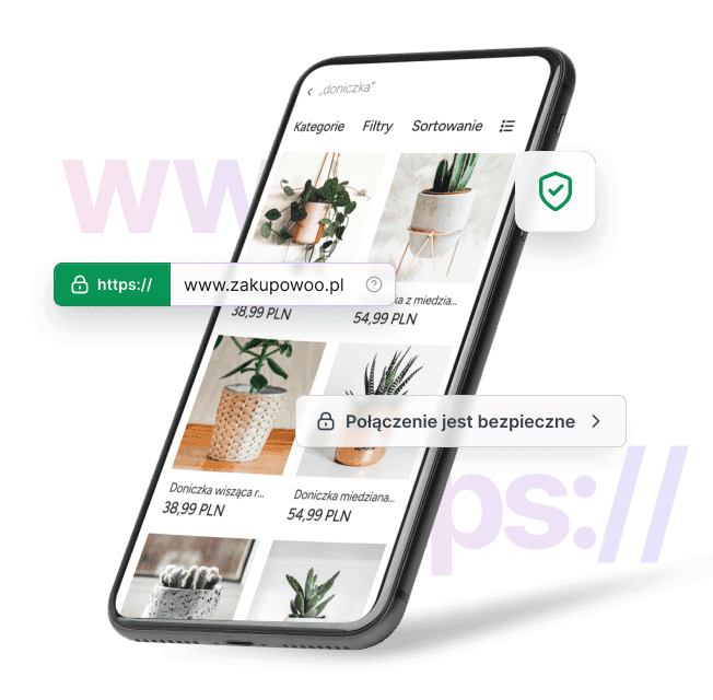 Domena dla sklepu i bezpieczeństwo w jednym miejscu